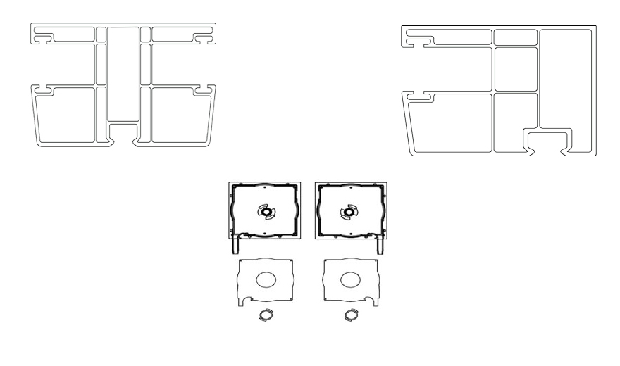 Optimum Kutu S 185x185 Aksesuarlar || Magicroller Monoblok Panjur Sistemleri